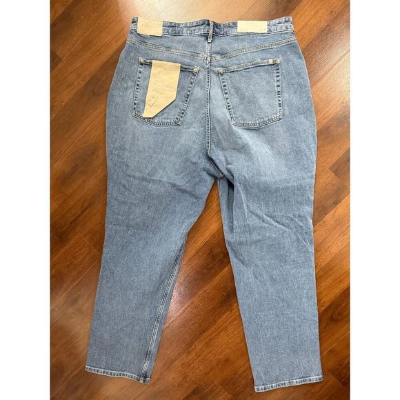 Everlane NEW Curvy Cheeky Straight Leg Jeans High Rise Casual Minimalist Sz 35 - Picture 2 of 10